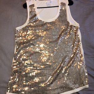 Design History Sequin Tank